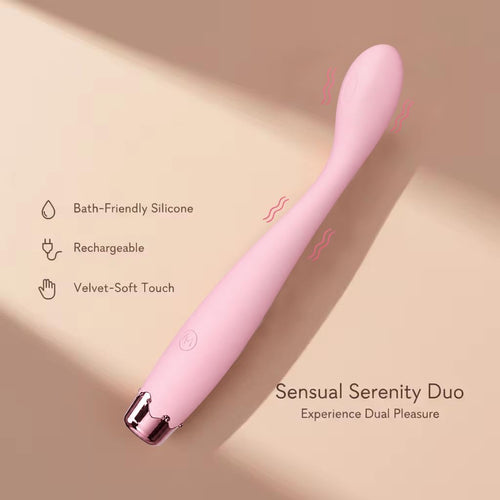 MUSVUZA Premium Personal Wellness Massager – Pink, Elegant Intimate Wellness Accessory