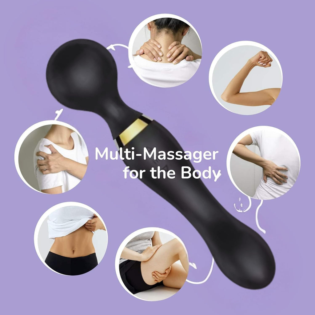MUSVUZA Premium Massage Stick – Rechargeable Personal Wellness Massager for Adults